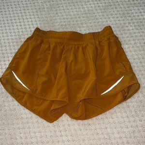 lululemon athletica Orange Athletic Shorts
